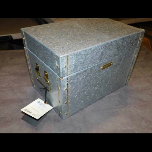 Hearth & Hand Storage & Organization Hearth Hand Galvanized Box With Lid Poshmark